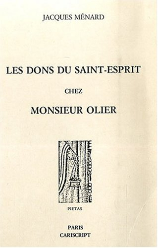 Les dons du Saint-Esprit chez monsieur Olier