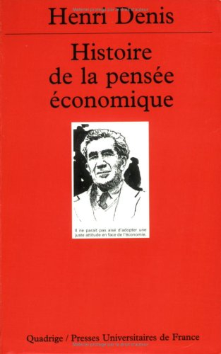 Histoire de la pensée économique