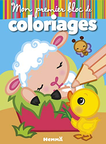 La ferme : mouton : mon premier bloc de coloriages