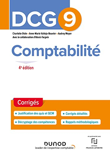 DCG 9, comptabilité : corrigés
