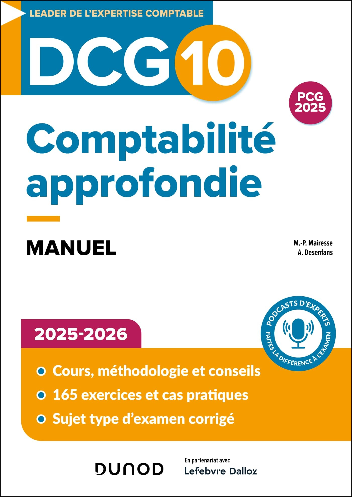 DCG 10, comptabilité approfondie : manuel : 2025-2026