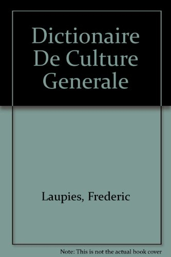 dictionnaire de culture générale