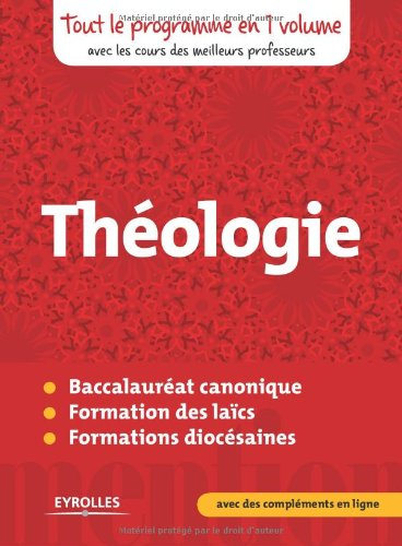 Théologie : baccalauréat canonique, formation des laïcs, formations diocésaines : tout le programme 