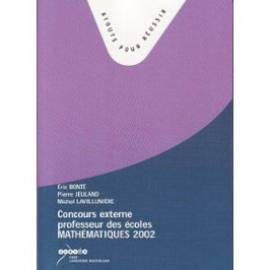 Concours externe professeur des écoles mathématiques 2002