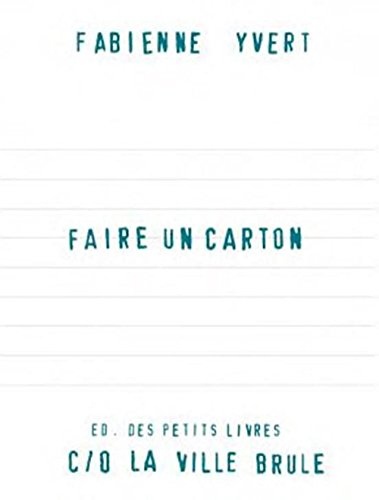 Faire un carton