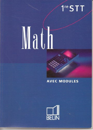 Math 1re STT