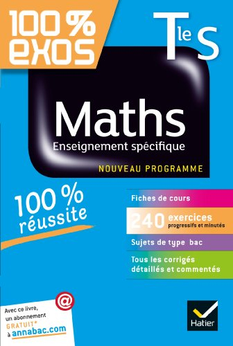 Maths Terminale S enseignement spécifique : nouveau programme