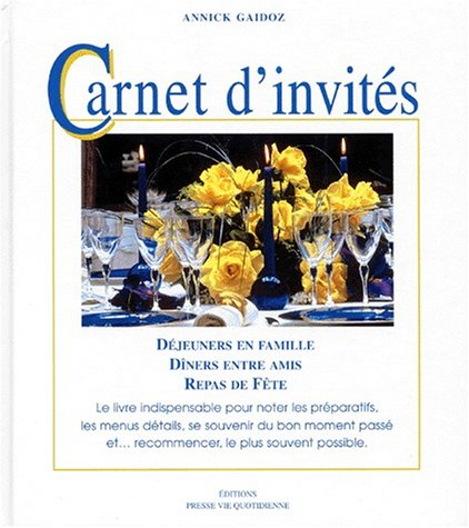Carnet d'invités