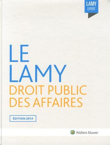 le lamy droit public des affaires