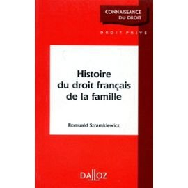 Histoire du droit français de la famille