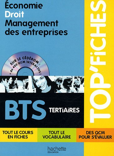 Economie, droit, management des entreprises, BTS tertiaires