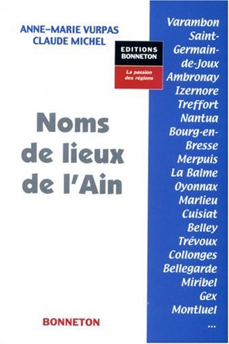 Noms de lieux de l'Ain