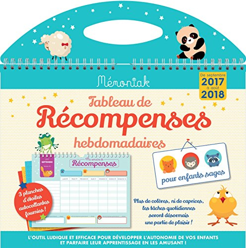 Tableau de récompenses hebdomadaires : de septembre 2017 à août 2018