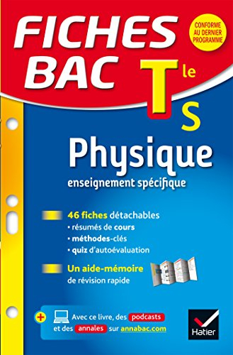 Physique, enseignement spécifique, terminale S