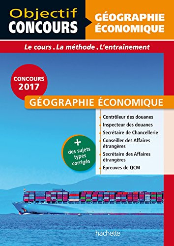 Géographie économique : concours 2017