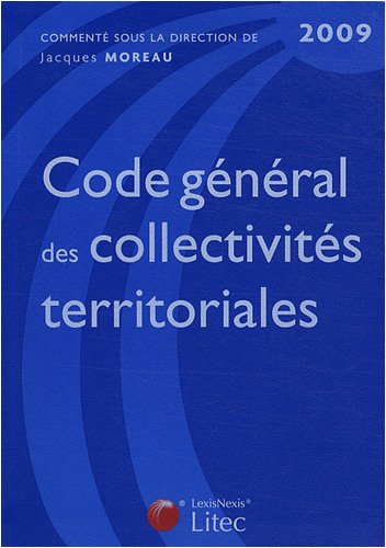 Code général des collectivités territoriales 2009