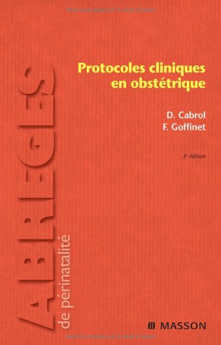Protocoles cliniques en obstétrique