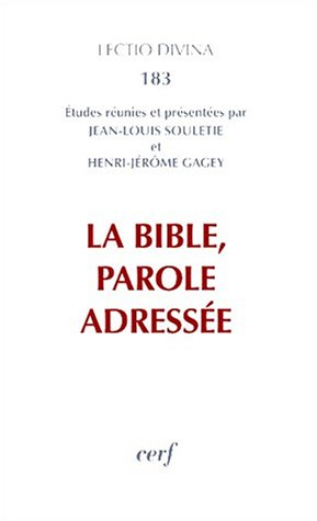 La Bible, parole adressée