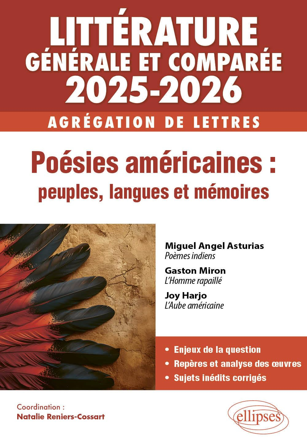 Littérature générale et comparée 2025-2026, agrégation de lettres : poésies américaines : peuples, l