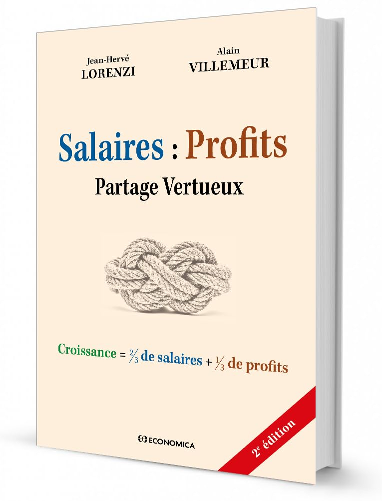 Salaires, profits : partage vertueux : croissance = 2/3 de salaires + 1/3 de profits