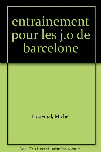 Entraînement pour les J.O. de Barcelone