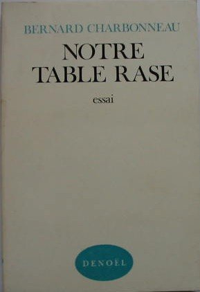 notre table rase