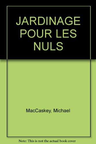 jardinage pour les nuls