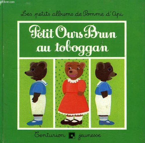 Petit Ours brun au toboggan