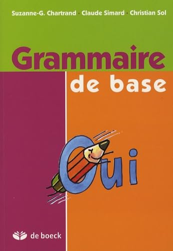 Grammaire de base : manuel de l'élève