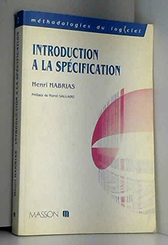 Introduction à la spécification