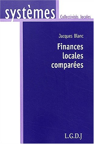 Finances locales comparées
