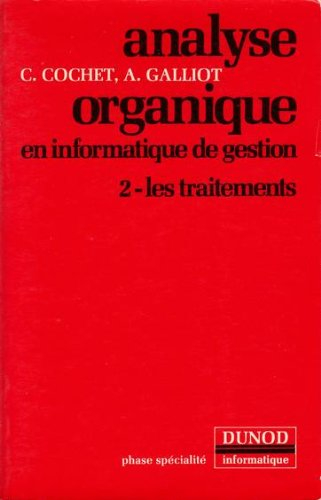 Analyse organique : 02 : Les traitements