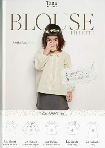 Blouse fillette : tailles 2, 4, 6, 8 ans