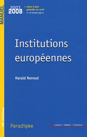 Institutions européennes 2007-2008