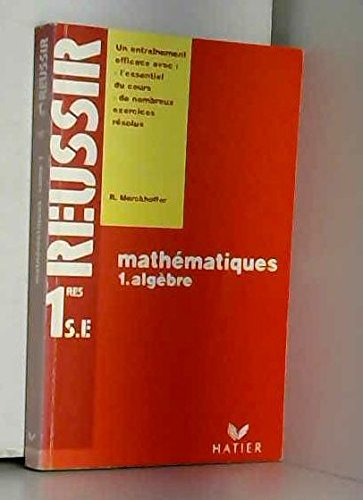PREPABAC MATHS 1ERE S T01 ALGEBRE
