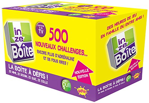 In ze boîte : la boîte à défis ! : ze mime, ze dessin, ze quiz, ze colle