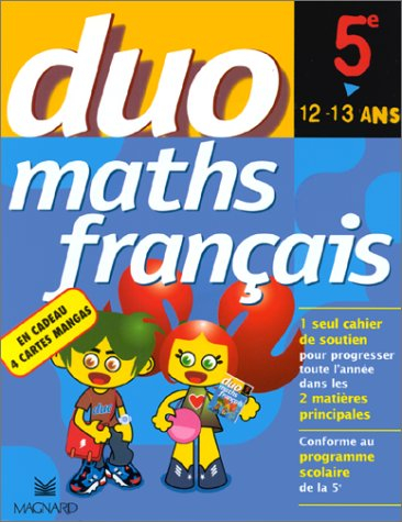 Maths français 5e : 12-13 ans