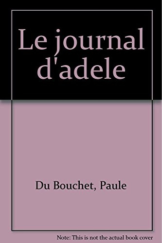 Le journal d'Adèle
