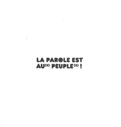 La parole est au(x) peuple(s) ! : l'aventure internationale de la Caravane des dix mots, langue fran