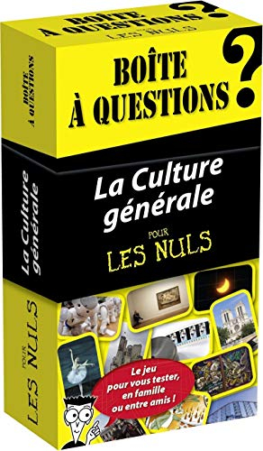 La culture générale pour les nuls : le jeu pour vous tester, en famille ou entre amis ! : boîte à qu