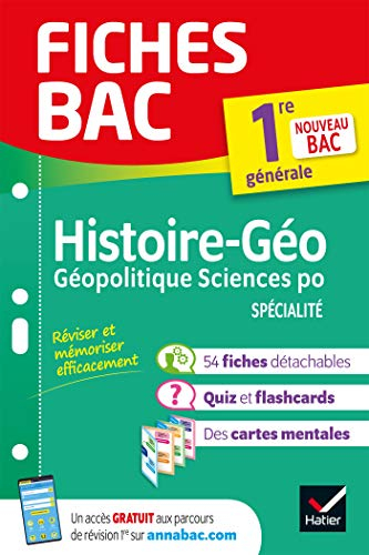 Histoire géographie, géopolitique sciences po spécialité, 1re générale : nouveau bac