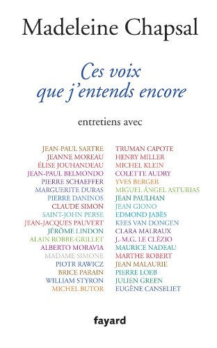 Ces voix que j'entends encore