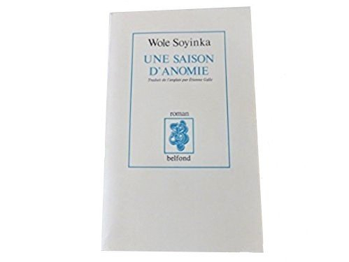 Une Saison d'anomie