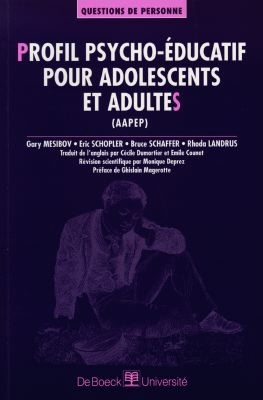 Profil psycho-éducatif pour adolescents et adultes