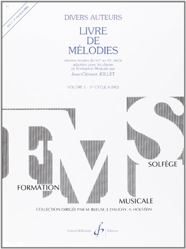 Livre de Melodies Volume 1