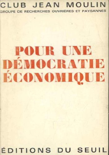 pour une democratie economique