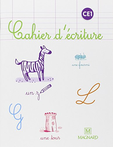 Cahier d'écriture, CE1