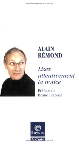 Lisez attentivement la notice