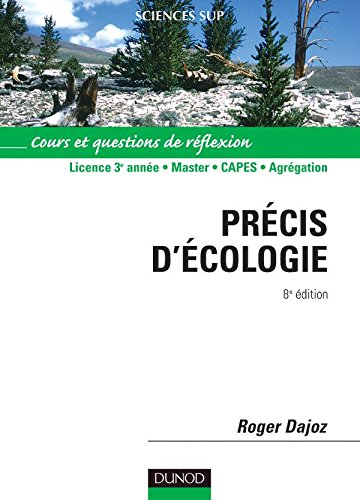Précis d'écologie : cours et exercices de révision