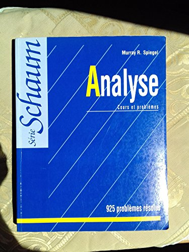 Analyse : cours et problèmes